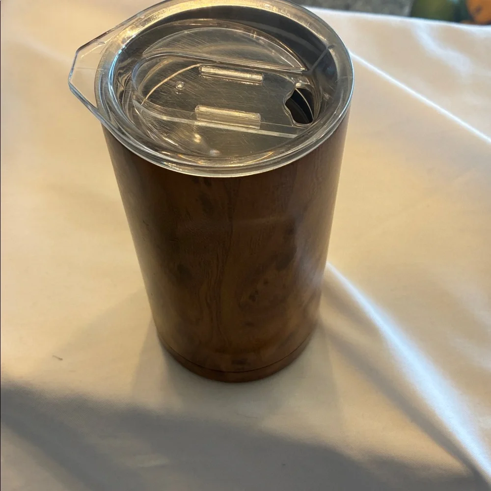 BrüMate Wood Grain Tumbler Insulated Walnut Bottle Cooler in Stylish Wood Grain